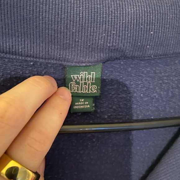 navy quarter zip - Picture 2 of 2